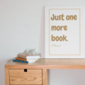 Het lezen van boeken één meer boek Poster