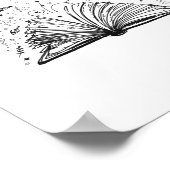 Het lezen van boeken is Magisch Poster (Hoek)