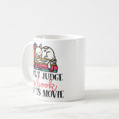 Het lezen van boeken leidt niet tot een oordeel ov koffiemok (Voorkant links)