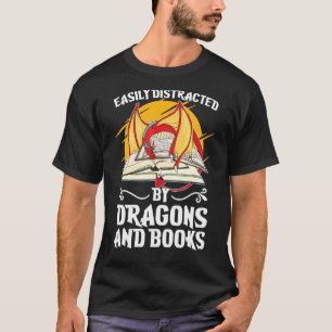 Het lezen van boekworm gemakkelijk verstoord door  t-shirt