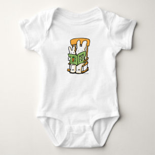 Het lezen van Bunnies Baby Bodysuit