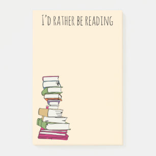 Het lezen van de liefdesstop Stuffer Post-it® Notes