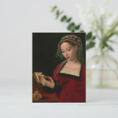 Het lezen van de Magdalen door Ambrosius Benson Briefkaart (Staand voorkant)