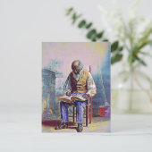 HET LEZEN VAN DE SCHERPEN DOOR THOMAS WATERMAN WOO BRIEFKAART (Staand voorkant)