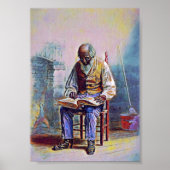 HET LEZEN VAN DE SCHERPEN DOOR THOMAS WATERMAN WOO POSTER (Voorkant)