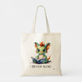 *~* HET LEZEN van devour BOEKEN AP88 Groene Baby D Tote Bag (Achterkant)