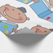 Het lezen van een Wiskunde boek van het kind Cadeaupapier