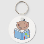 Het lezen van een Wiskunde boek van het kind Sleutelhanger (Voorkant)