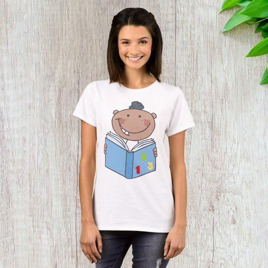 Het lezen van een Wiskunde boek van het kind T-shirt