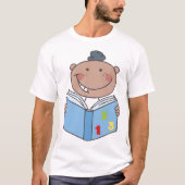 Het lezen van een Wiskunde boek van het kind T-shirt (Voorkant)