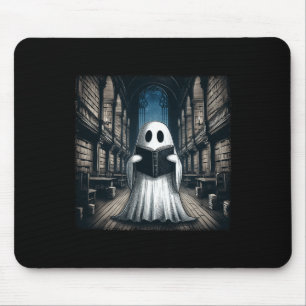 Het lezen van Ghost Library Halloween Librarian Bo Muismat
