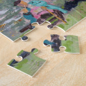 Het lezen van haar brief Redbuds / Kunstenaar Larr Legpuzzel (Zijkant)