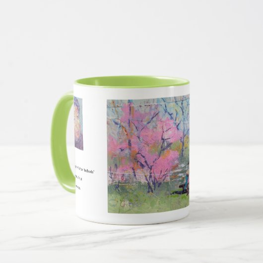 Het lezen van haar brief Redbuds / Kunstenaar Larr Mok (Voorkant links)