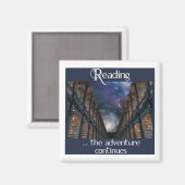 Het lezen van ... het avontuur gaat verder met de magneet (Voorkant / Achterkant)