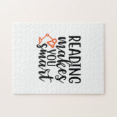 Het lezen van kunst maakt je slim legpuzzel (Horizontaal)