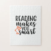 Het lezen van kunst maakt je slim legpuzzel (Verticaal)