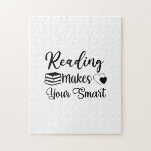 Het lezen van kunst maakt uw slimme legpuzzel