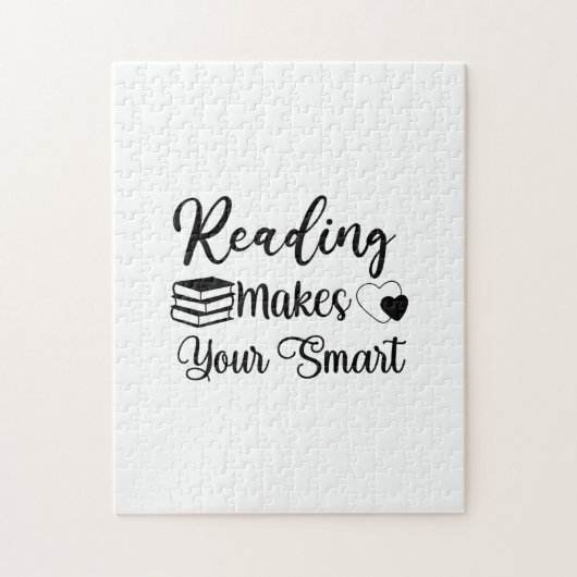 Het lezen van kunst maakt uw slimme legpuzzel (Verticaal)