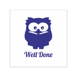 Het lezen van Owl Goed gedaan stempel leraar