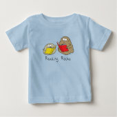 Het lezen van Rocks Funny Book Kind T-Shirt (Voorkant)