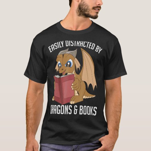 Het lezen van schattig dier gemakkelijk afgeleid d t-shirt (Voorkant)