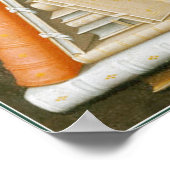 Het Librarian - 500 jaar oude kunstwerk van Acromb Poster (Hoek)