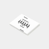 Het lichaam bereikt wat de geest gelooft post-it® notes (Schuin)