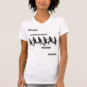 Het lichaam bereikt wat de geest gelooft t-shirt (Voorkant)