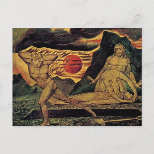 Het lichaam van Abel gevonden door Adam en Eva Briefkaart (Voorkant)