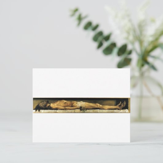 Het lichaam van de dode Christus in de Tomb c. 152 Briefkaart (Staand voorkant)