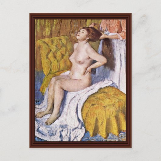 Het lichaam van Edgar Degas Briefkaart (Voorkant)