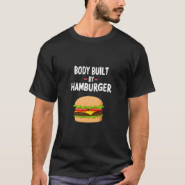 Het lichaam van Hamburger Funny Foodie Design T-shirt
