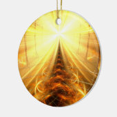 Het licht aan het eind van de tunnel keramisch ornament (Links)