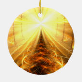 Het licht aan het eind van de tunnel keramisch ornament (Achterkant)