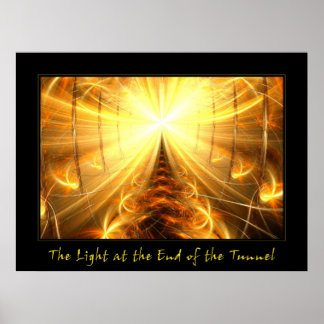 Het licht aan het eind van de tunnel poster