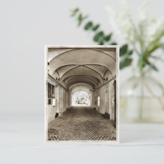 Het licht aan het eind van het briefkaart van de t (Staand voorkant)