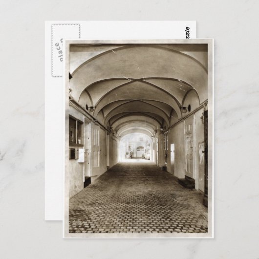 Het licht aan het eind van het briefkaart van de t (Voorkant / Achterkant)