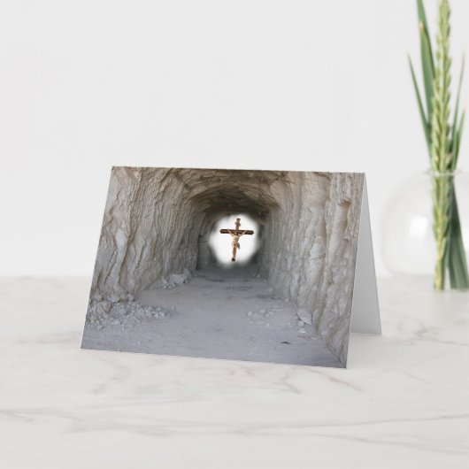 Het licht aan het einde van de tunnel kaart (Voorkant)