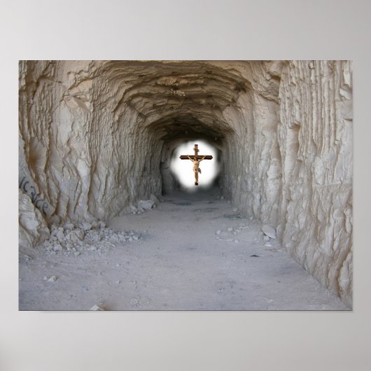 Het licht aan het einde van de tunnel poster (Voorkant)