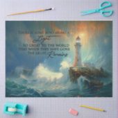 Het licht blijft bestaan tissuepapier (Craft)