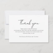 Het licht blijft | Gedenkteken Roos Custom Photo Bedankkaart (Achterkant)