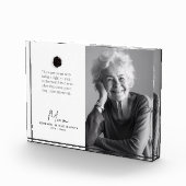 Het licht blijft | Gedenkteken Roos Custom Photo Fotoblokken (Rechts)