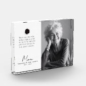 Het licht blijft | Gedenkteken Roos Custom Photo Fotoblokken (Links)