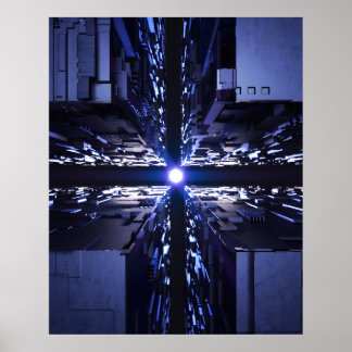 Het Licht dat de Toekomst Leidt Poster