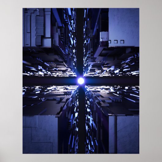 Het Licht dat de Toekomst Leidt Poster (Voorkant)