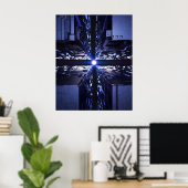 Het Licht dat de Toekomst Leidt Poster (Thuiskantoor)