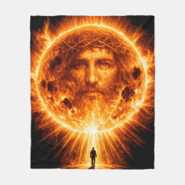 Het Licht. De Zoon. Fleece Deken