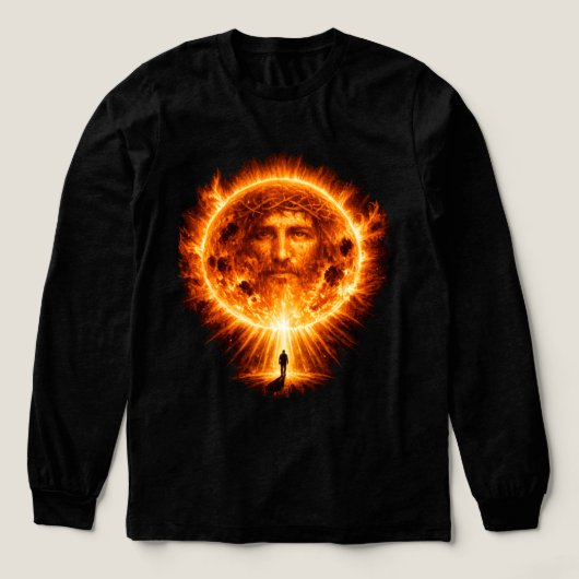 Het Licht. De Zoon. Tri-Blend Shirt (Voorkant)