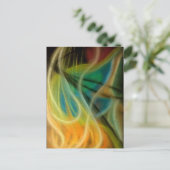 Het licht heeft voorrang briefkaart (Staand voorkant)