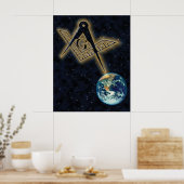 Het licht in de lucht poster (Keuken)